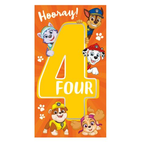 4th Birthday Paw Patrol Birthday Card £2.10